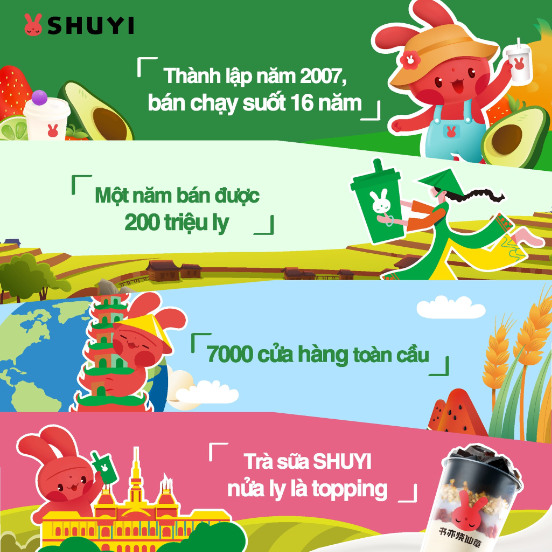 Màn chào sân SHUYI Grass Jelly: Thương hiệu trà toàn cầu đình đám tạo nên làn sóng tại Việt Nam- Ảnh 1.