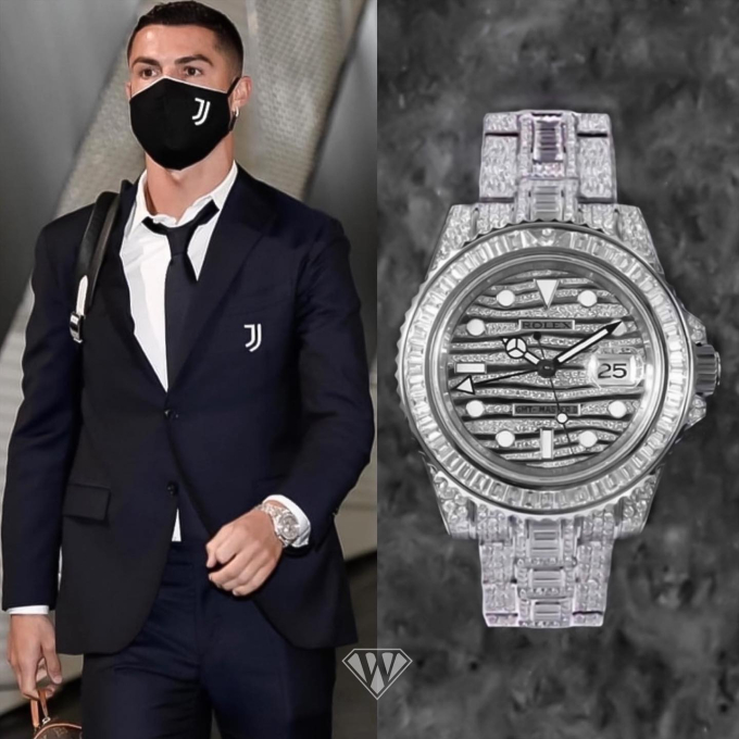 Cậu cả nhà Ronaldo nối gót cha, 10 tuổi đã đeo đồng hồ nạm đầy kim cương chục tỷ- Ảnh 4.