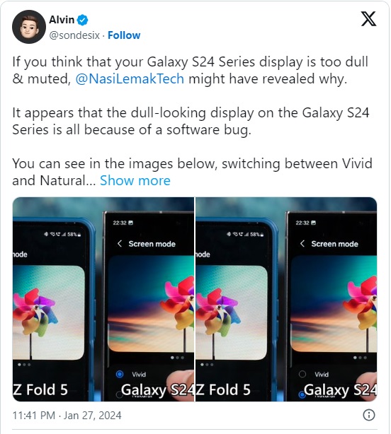 Chủ sở hữu Galaxy S24 không hài lòng về màn hình mờ và tắt tiếng- Ảnh 2.