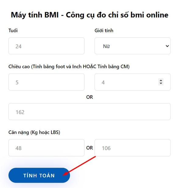 Máy Tính BMI - Công cụ tính BMI online cho kết quả chuẩn xác- Ảnh 2.