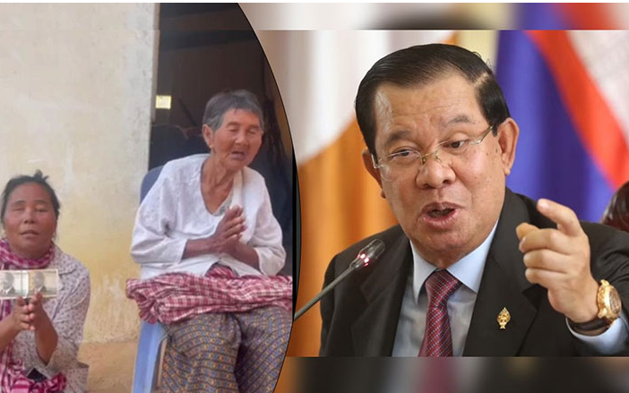 Lý do ông Hun Sen trích tiền túi mỗi tháng tặng bà cụ bán lạc luộc 87 tuổi