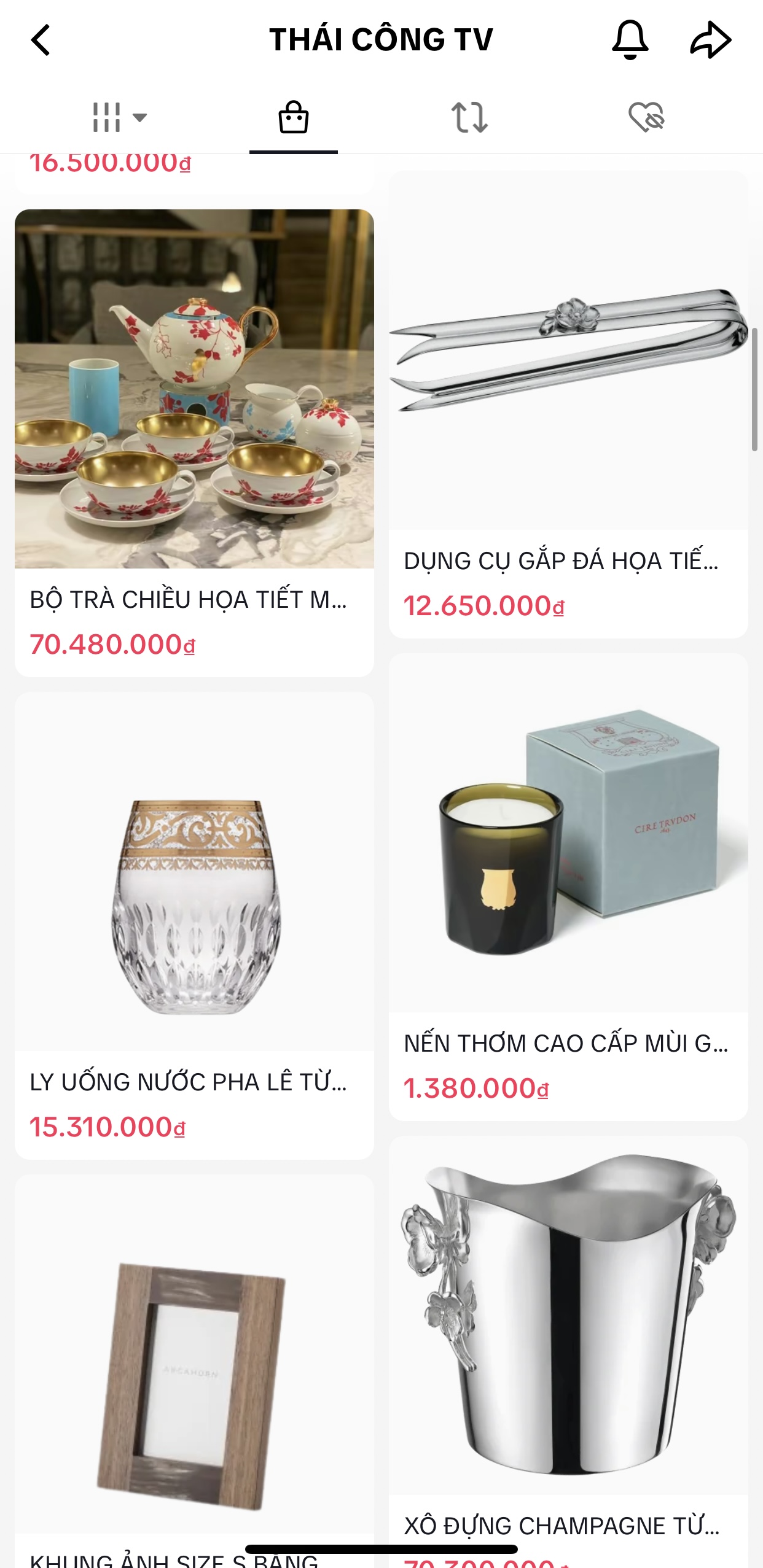 Shop bát đĩa nhà giàu của Thái Công rần rần trên TikTok: Người định "bom" hàng, kẻ chờ sale để săn deal 1k- Ảnh 1.