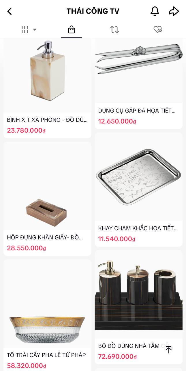 Dạo chợ mạng sắm ch&eacute;n đĩa "qu&yacute; tộc" của NTK Th&aacute;i C&ocirc;ng, c&oacute; m&oacute;n hơn 200 triệu đồng khiến ai cũng cho&aacute;ng v&aacute;ng- Ảnh 4.