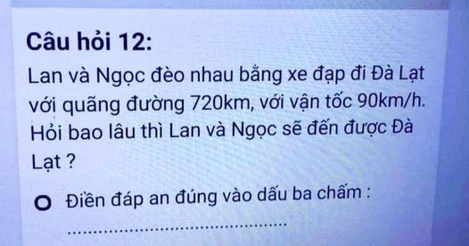 Lại thêm bài toán tiểu học khiến dân tình khóc giùm đôi chân của Lan: Đạp xe 720km, chở Ngọc lên Đà Lạt- Ảnh 1.