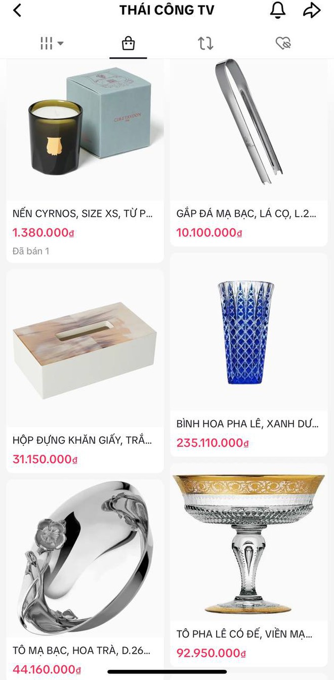 Thái Công lập kênh bán hàng online, dân mạng điểm lại loạt sản phẩm giá “trên trời”- Ảnh 10.