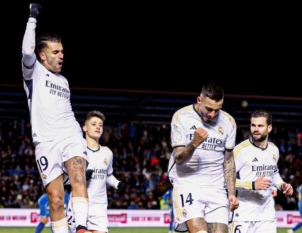 Kết quả bóng đá hôm nay 7/1: Real Madrid thắng dễ ở Cúp nhà Vua Tây Ban Nha- Ảnh 1.