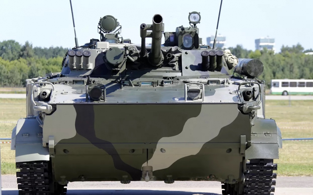 Nga chuẩn bị "thử lửa" xe chiến đấu robot BMP-3 trong xung đột Ukraine- Ảnh 1.