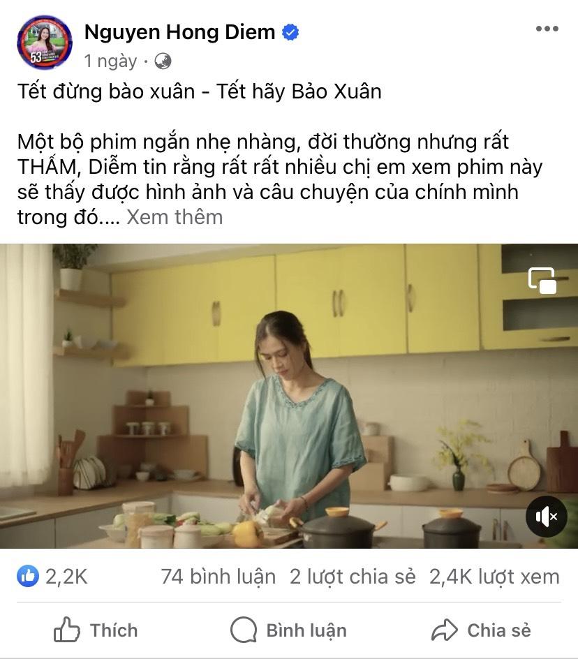 Phim ngắn "Tết đừng bào xuân, Tết hãy Bảo Xuân" nói hộ tiếng lòng phụ nữ Việt- Ảnh 2.