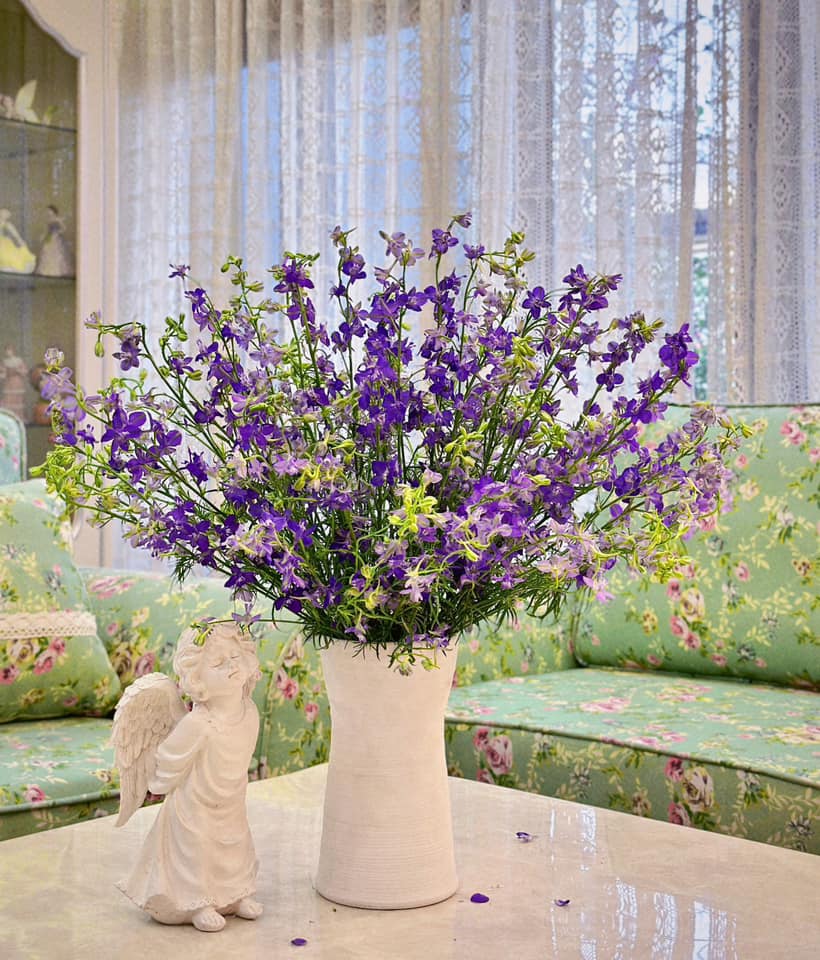 Mẹo cắm hoa Violet và lựa bình phù hợp để có ngay không gian phòng khách chuẩn vị Tết xưa, sáng bừng sức sống, tươi lâu cả tuần- Ảnh 18.