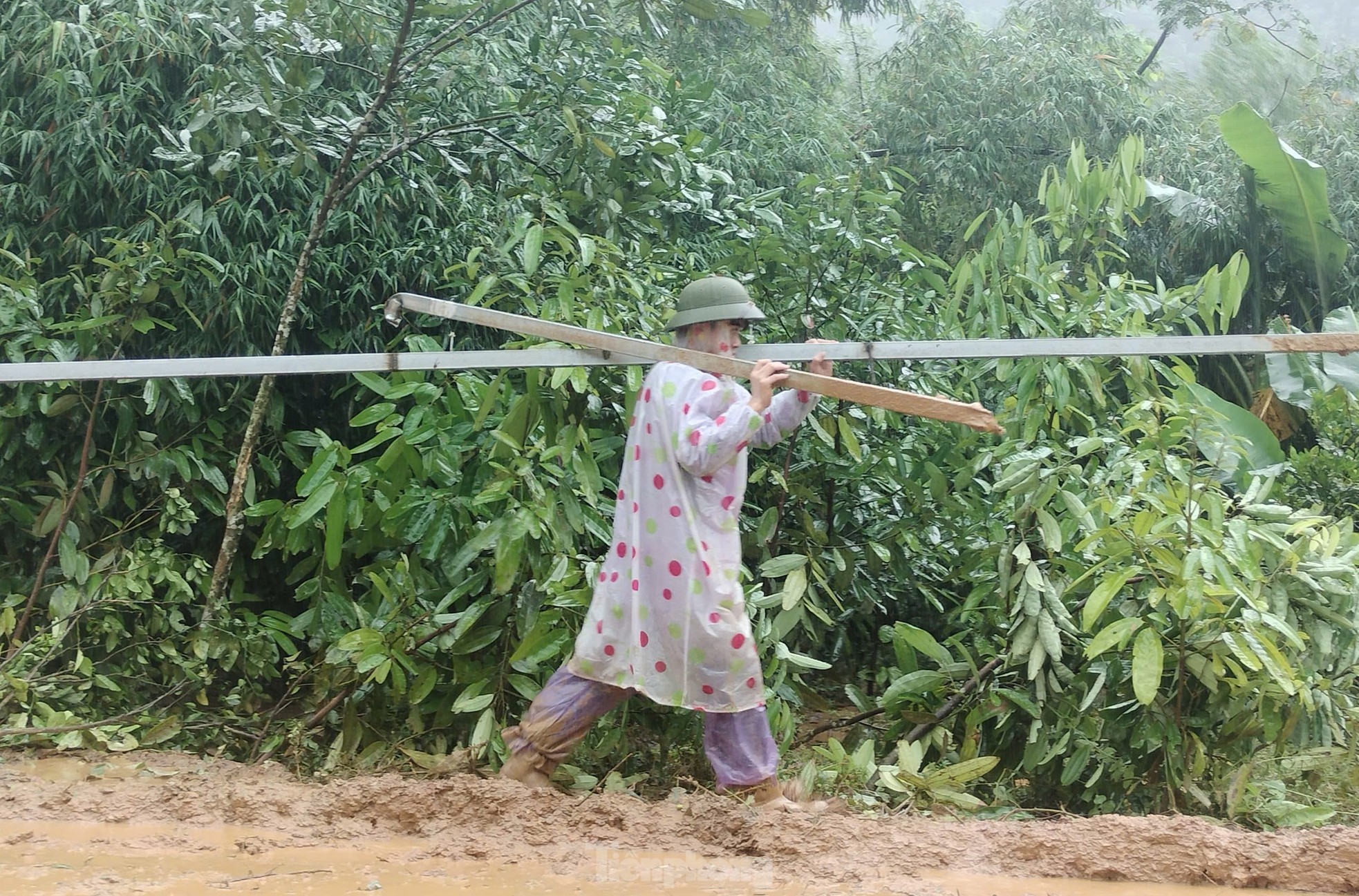 Bộ đội và công an Hà Giang dầm mưa tìm kiếm nạn nhân vụ sạt lở đất - Ảnh 16.