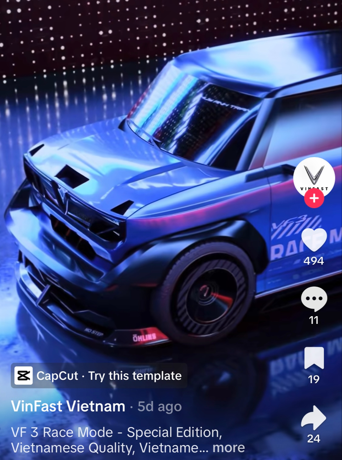 Designer Việt thiết kế &lsquo;xe đua&rsquo; VinFast VF 3 được h&atilde;ng &lsquo;share&rsquo; lại tr&ecirc;n MXH: &lsquo;Mất gần 3 th&aacute;ng ho&agrave;n thiện, c&oacute; thể hiện thực h&oacute;a 80%&rsquo;- Ảnh 1.