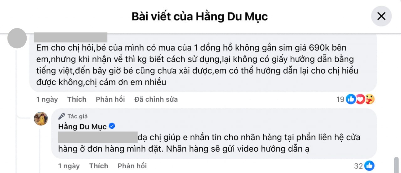 Màn đối đáp của Hằng Du Mục với khách hàng trên fanpage 2 triệu người theo dõi gây tranh cãi- Ảnh 2.