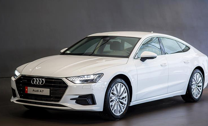 Audi A7 Sportback 2024 về đại lý: Giá tham khảo 2,99 tỷ, xấp xỉ E 300, có đèn Matrix, loa B&O, động cơ nhỏ hơn, bỏ AWD- Ảnh 3.