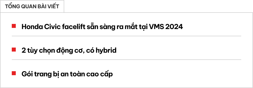 Honda Civic e:HEV lộ ảnh đầu tiên tại Việt Nam: Cảm biến trước sau nay đã có đủ, chỉ chờ giá tốt để khuấy động phân khúc sedan C- Ảnh 1.