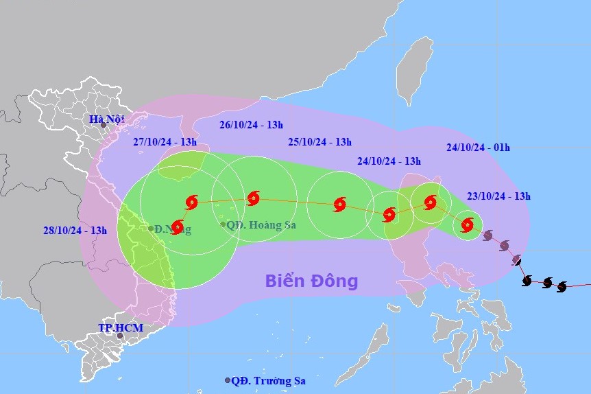 CẬP NHẬT: Tin bão TRAMI (bão TRÀ MI) và các chỉ đạo ứng phó- Ảnh 1.