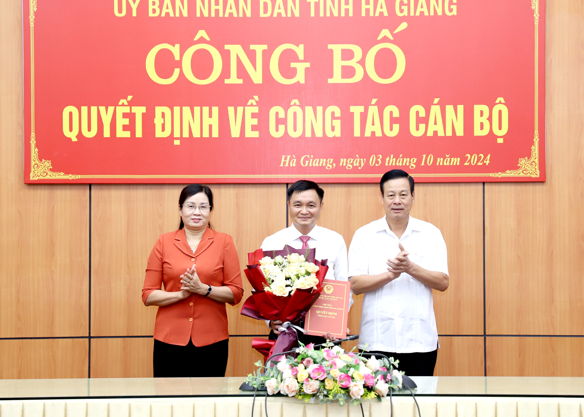 Công bố Quyết định bổ nhiệm Giám đốc sở tại Hà Giang , Tây Ninh và Quảng Bình - Ảnh 2.