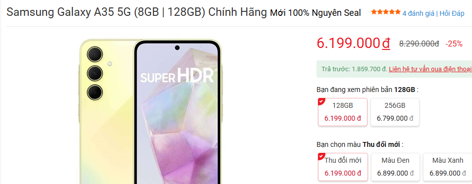 Điện thọai Galaxy A35 5G của Samsung: Lựa chọn đỉnh cao trong phân khúc giá tầm trung - Ảnh 1.