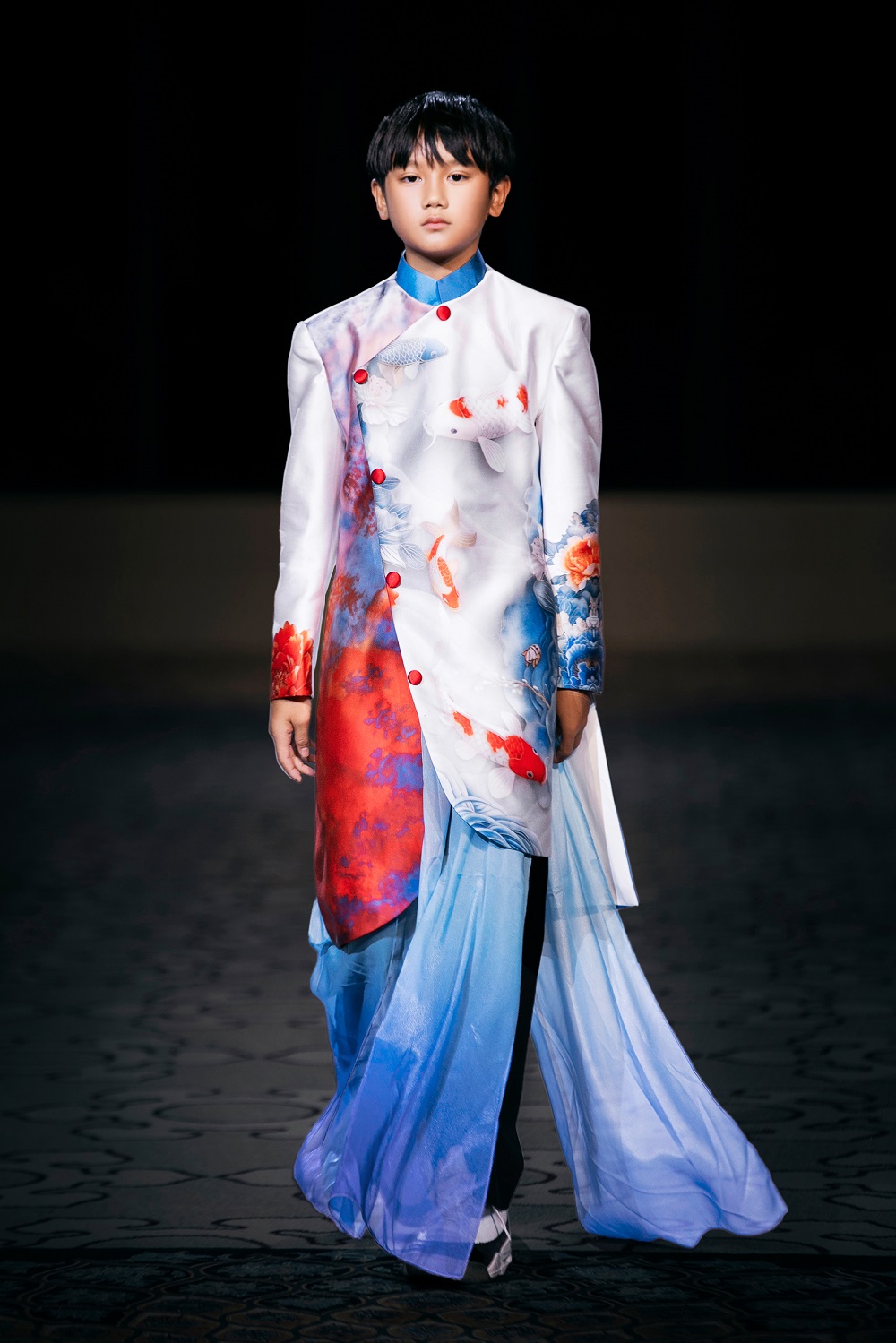 3 anh em ruột cùng biểu diễn thời trang tại Tokyo Couture Fashion Week 2024 - Ảnh 7.