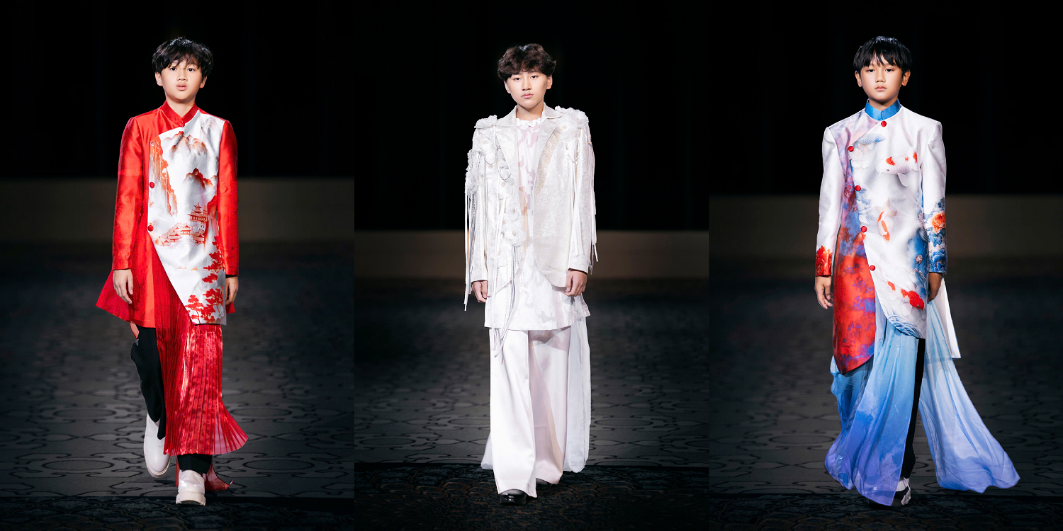 3 anh em ruột cùng biểu diễn thời trang tại Tokyo Couture Fashion Week 2024 - Ảnh 8.