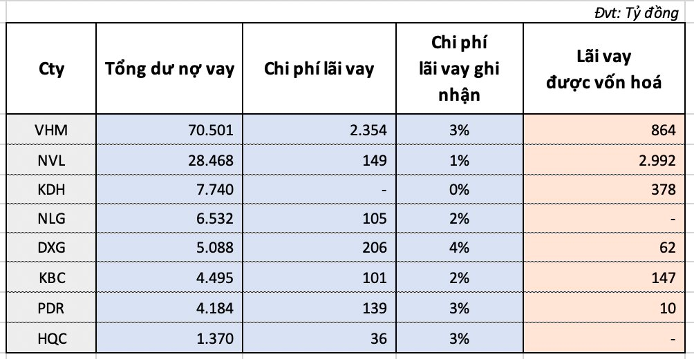 “Tảng băng chìm” của hàng nghìn tỷ chi phí lãi vay tại Novaland, Khang Điền...- Ảnh 4.