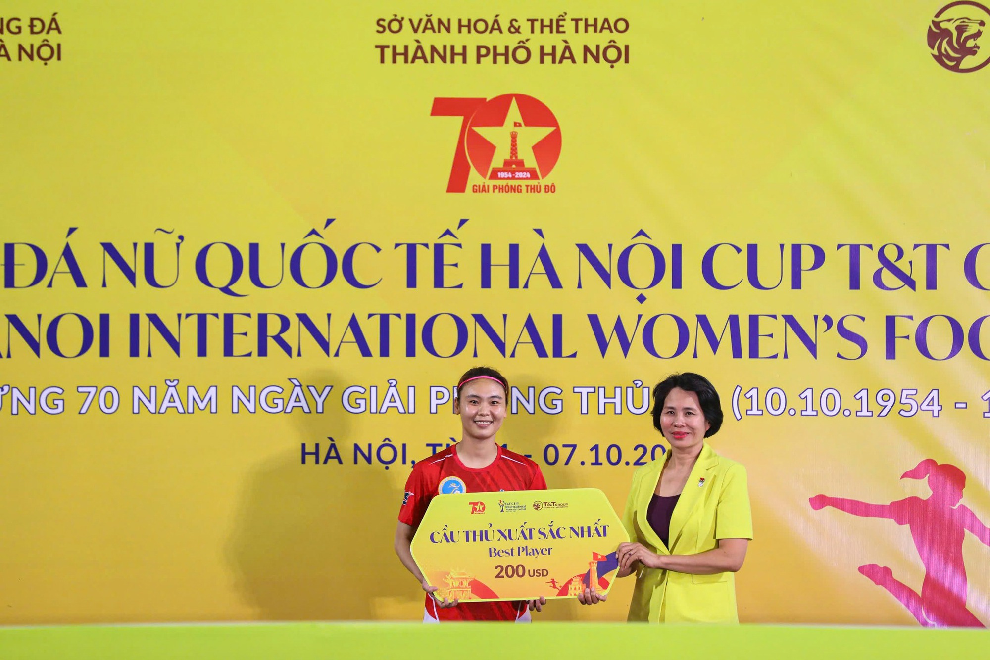 CLB Thái Nguyên T&T vô địch giải giao hữu quốc tế Hà Nội 2024 - Ảnh 5.