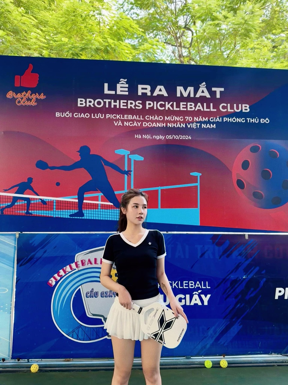 Cô gái phản bác Sau khi bị chỉ trích vì trang phục pickleball - Ảnh 4.