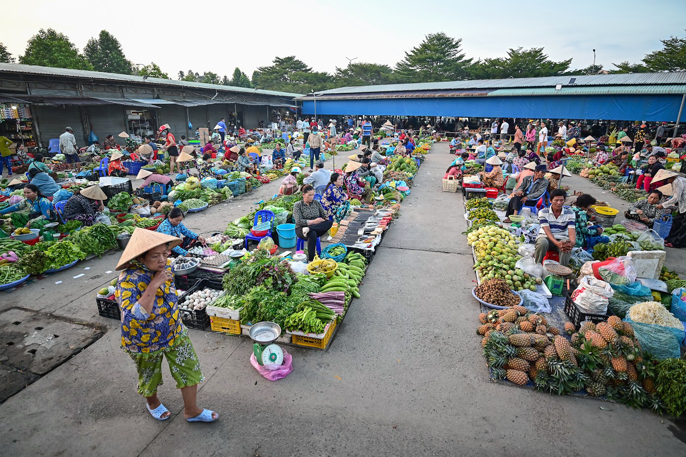 Khung cảnh chợ quê Vị Thanh ở Hậu Giang khiến du khách ngỡ ngàng Vì sắp xếp đẹp mắt - Ảnh 9.