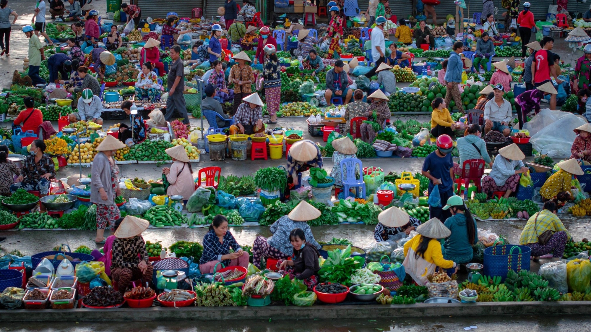 Khung cảnh chợ quê Vị Thanh ở Hậu Giang khiến du khách ngỡ ngàng Vì sắp xếp đẹp mắt - Ảnh 8.