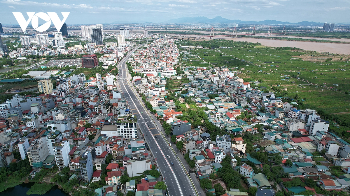 Tuyến đường ven sông Hồng mềm mại tại Hà Nội hoàn thành - Ảnh 1.