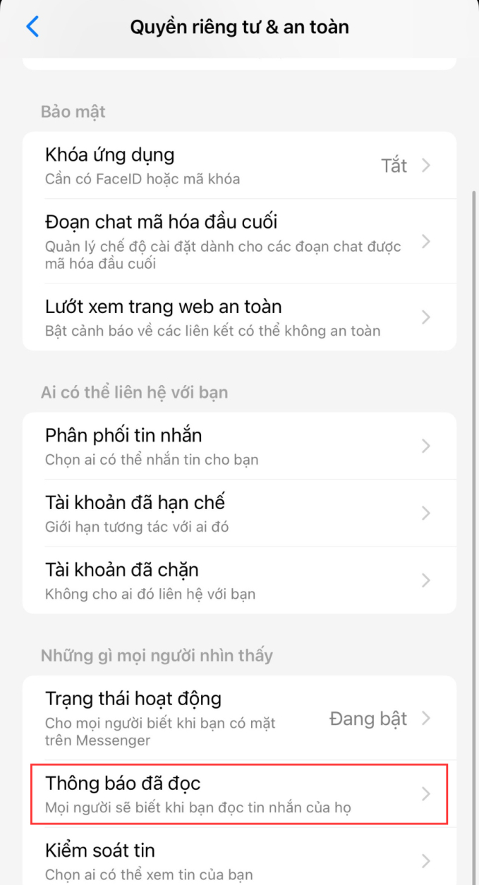 Cách đọc tin nhắn Zalo và Messenger mà người gửi không biết bạn đã xem - Ảnh 7.