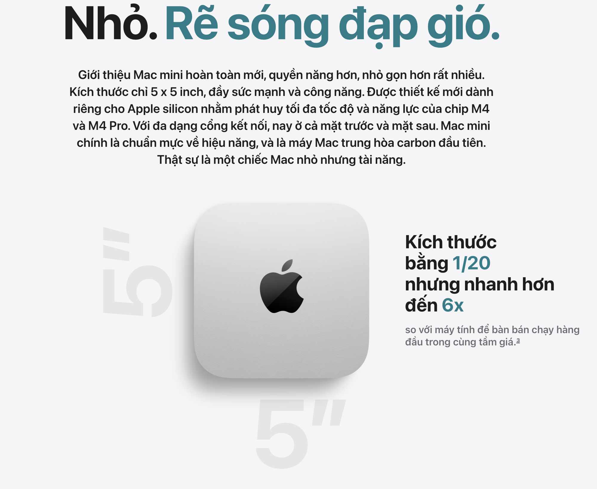 Có thể bạn chưa biết: Mac mini mới còn nhỏ hơn cả cái khăn lau của Apple- Ảnh 2.