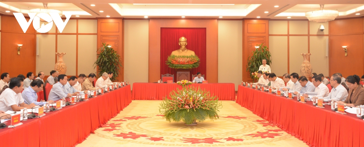 Tổng Bí thư Tô Lâm làm việc với Tiểu ban Văn kiện Đại hội XIV - Ảnh 7.