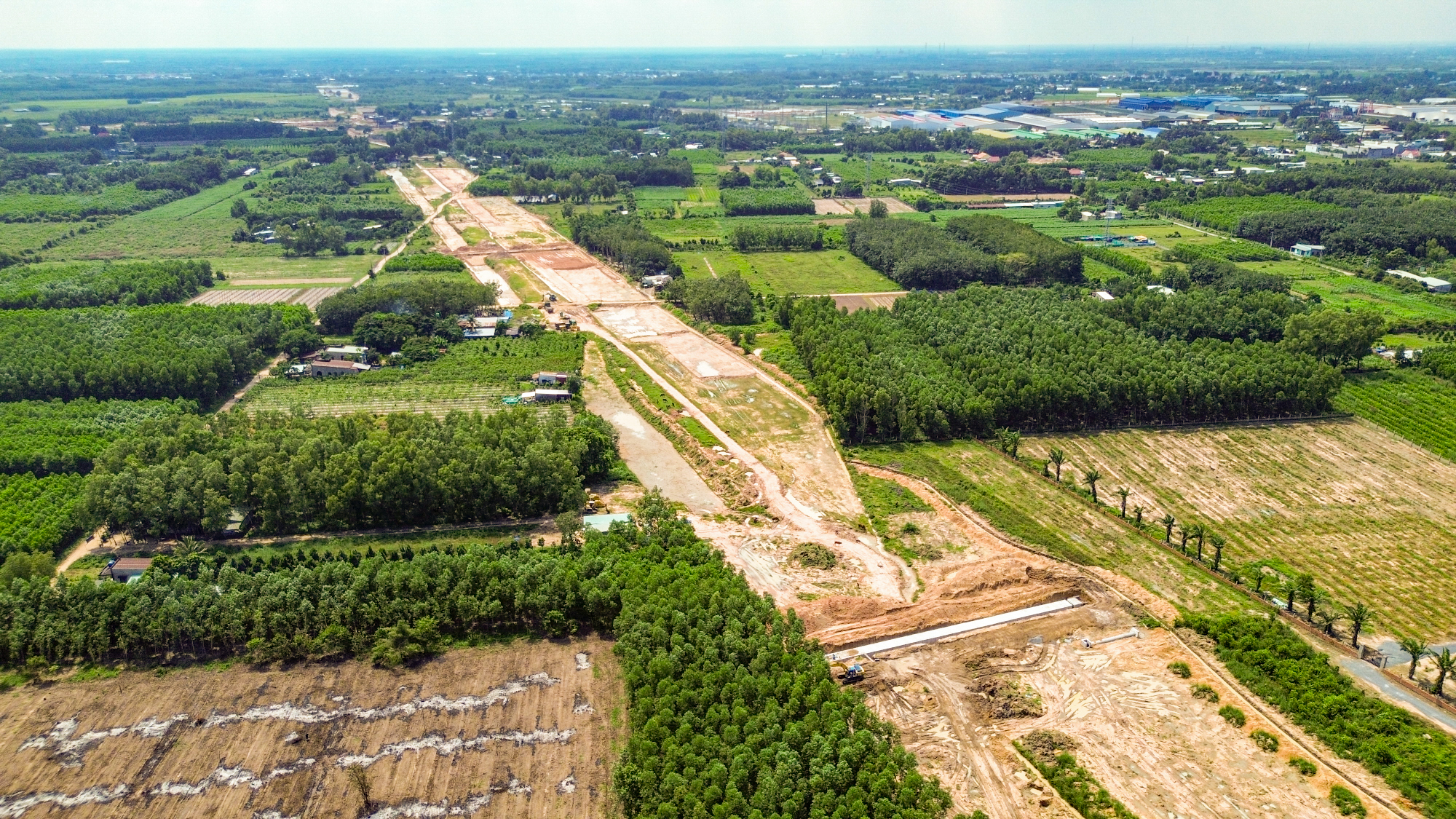 Toàn cảnh công trường dài hơn 11 km của đường Vành đai 3 qua tỉnh Đồng Nai- Ảnh 8.