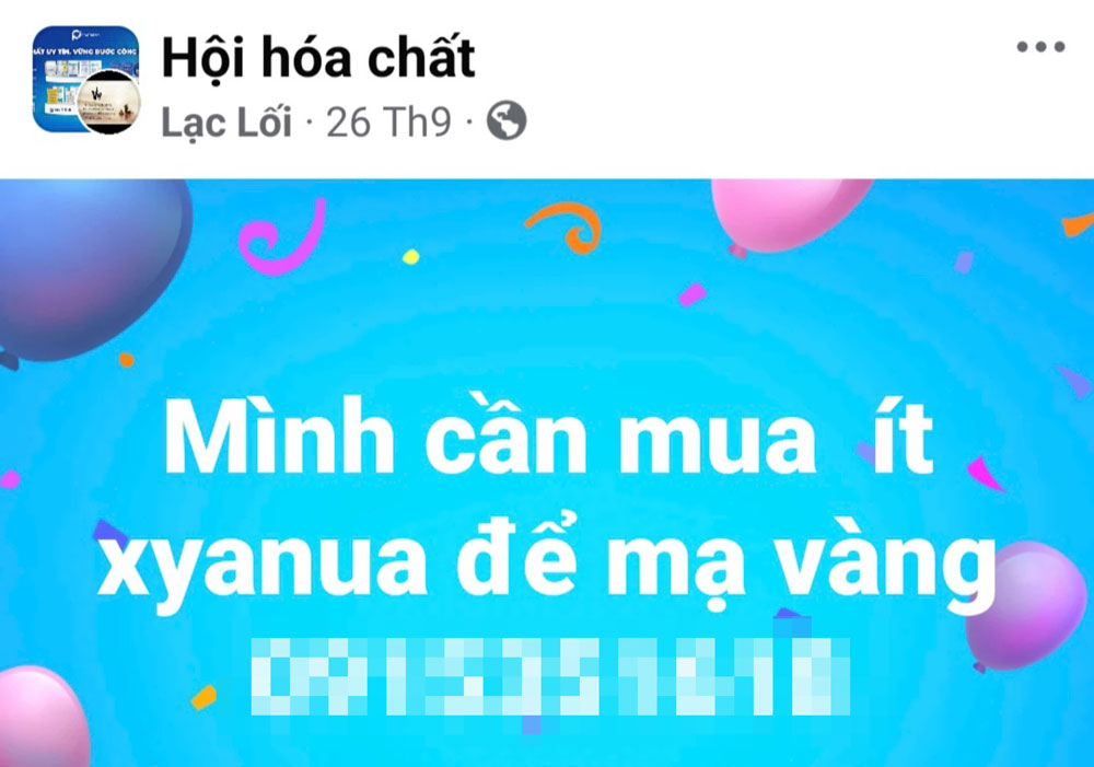 RÙNG MÌNH với thị trường xyanua: Mua bán tinh vi và những mối nguy hiểm tiềm ẩn - Ảnh 2.