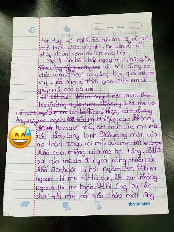 Bài văn tả mẹ cao 30cm của một bé gái tiểu học bỗng được "đào" lại: Biết danh tính tác giả mà cười vỡ bụng - Ảnh 3.