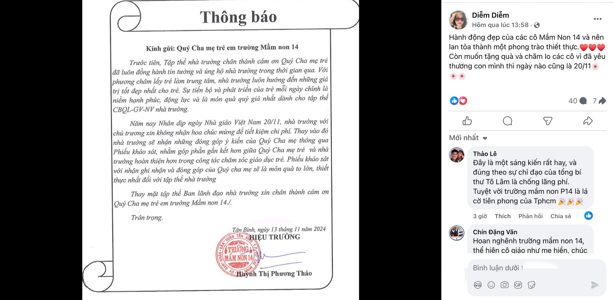 Một bài review đáng lưu tâm từ phụ huynh về Phiếu khảo sát phụ huynh - Ảnh 1.