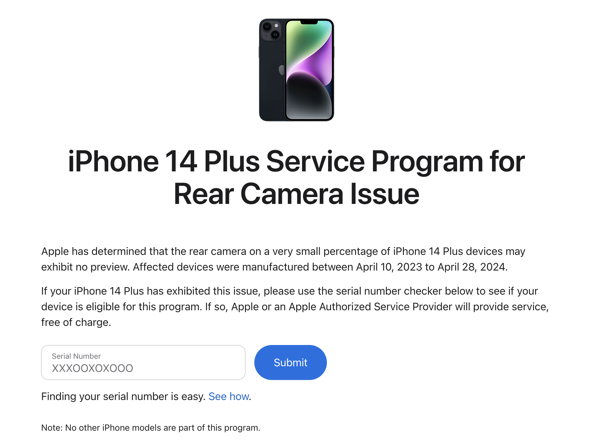 Apple xác nhận lỗi camera iPhone 14 Plus có thể ảnh hưởng - Ảnh 2.