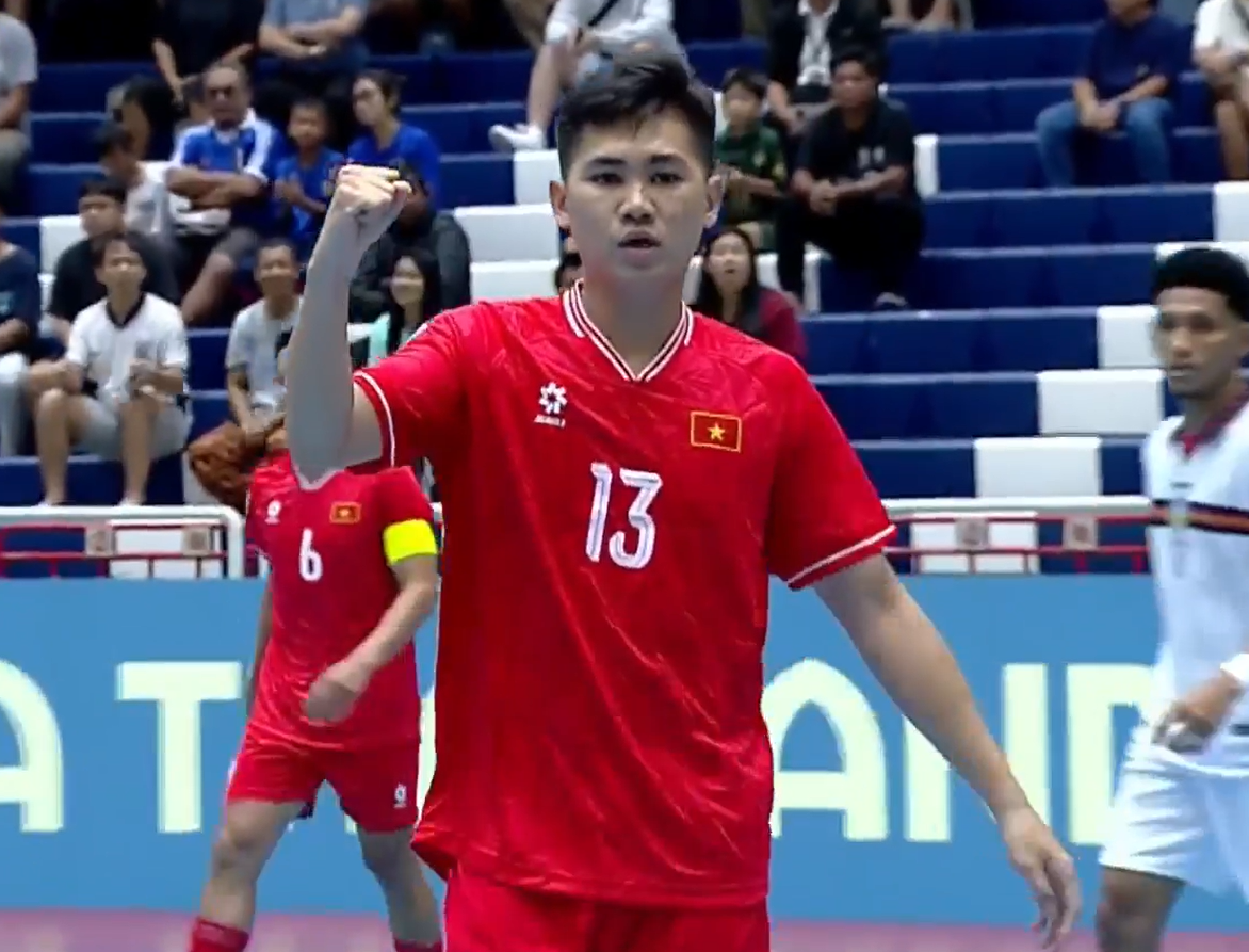 "Bùng nổ" trong hiệp hai, tuyển futsal Việt Nam giành trọn 3 điểm ở trận ra quân giải Đông Nam Á - Ảnh 1.