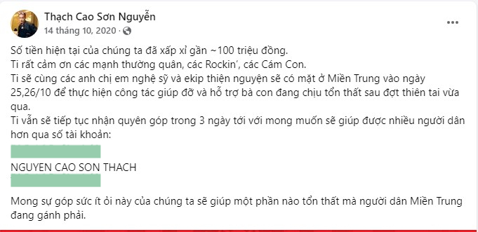 S.T Sơn Thạch bị khui lại vụ từ thiện nhưng không sao kê, netizen điểm tên thêm Lan Ngọc - Chi Dân- Ảnh 2.