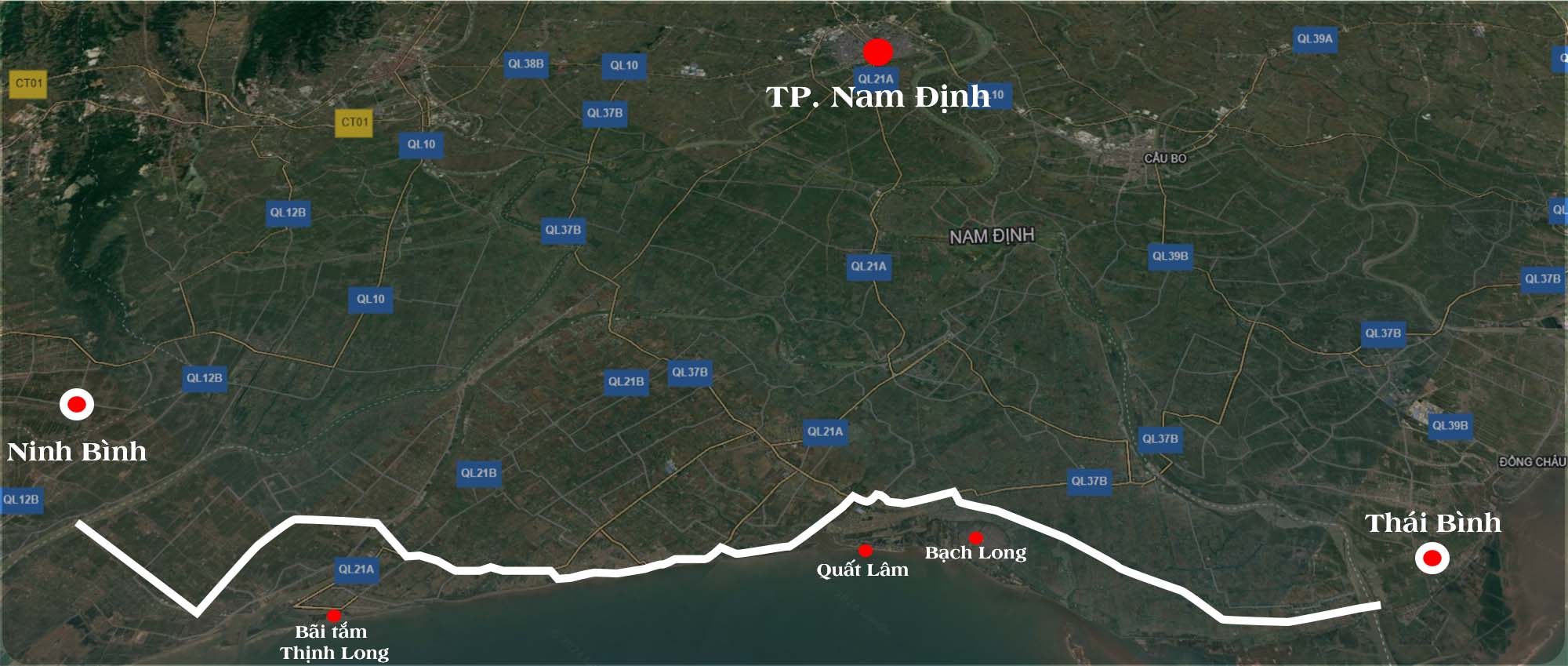 Chiêm ngưỡng tuyến đường 2.700 tỷ đồng, dài 65 km mới hoàn thành ở Nam Định- Ảnh 3.