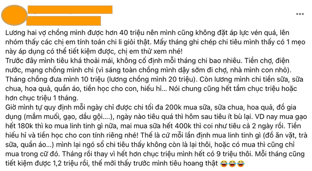 C&ocirc; n&agrave;ng tiết kiệm th&ecirc;m 2 triệu/th&aacute;ng nhờ thay đổi 1 th&oacute;i quen h&agrave;ng ng&agrave;y- Ảnh 1.
