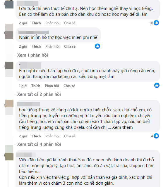 "35 tuổi, 3 con và... thất nghiệp, thật vô dụng", mẹ bỉm chia sẻ nỗi thất vọng về bản thân khiến nhiều người xót xa - Ảnh 3. "35 tuổi, 3 con và... thất nghiệp, thật vô dụng", mẹ bỉm chia sẻ nỗi thất vọng về bản thân khiến nhiều người xót xa - Ảnh 3.