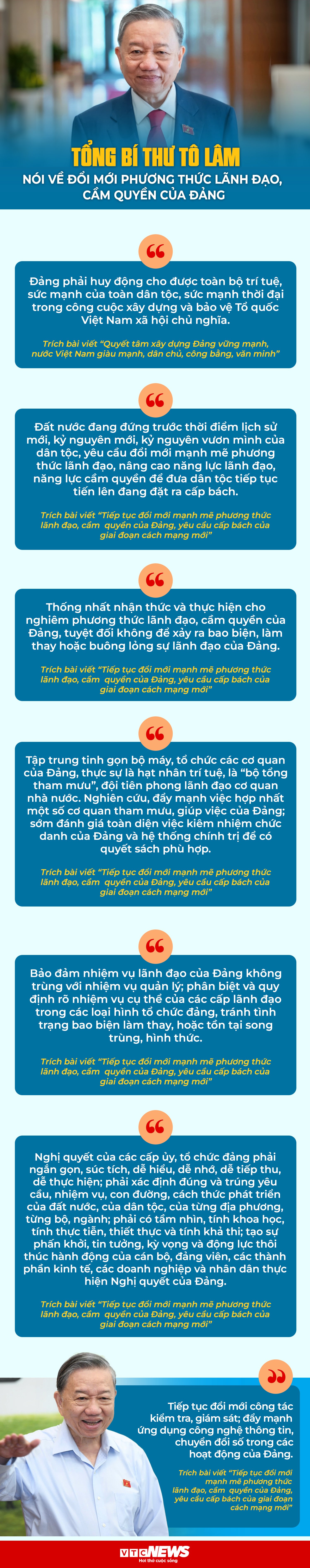 Tổng Bí thư Tô Lâm chia sẻ về đổi mới phương thức lãnh đạo Đảng - Ảnh 1.