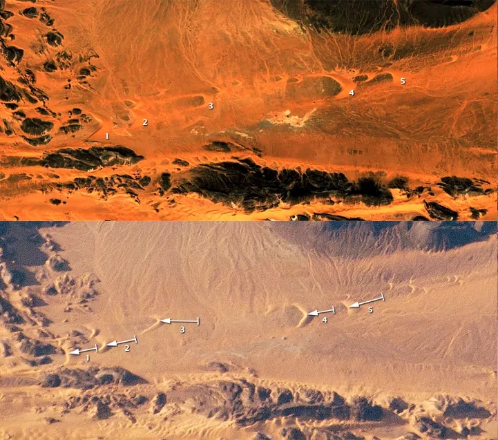 Con mắt chuyển động giữa Sahara do "sát thủ vũ trụ" để lại - Ảnh 3.