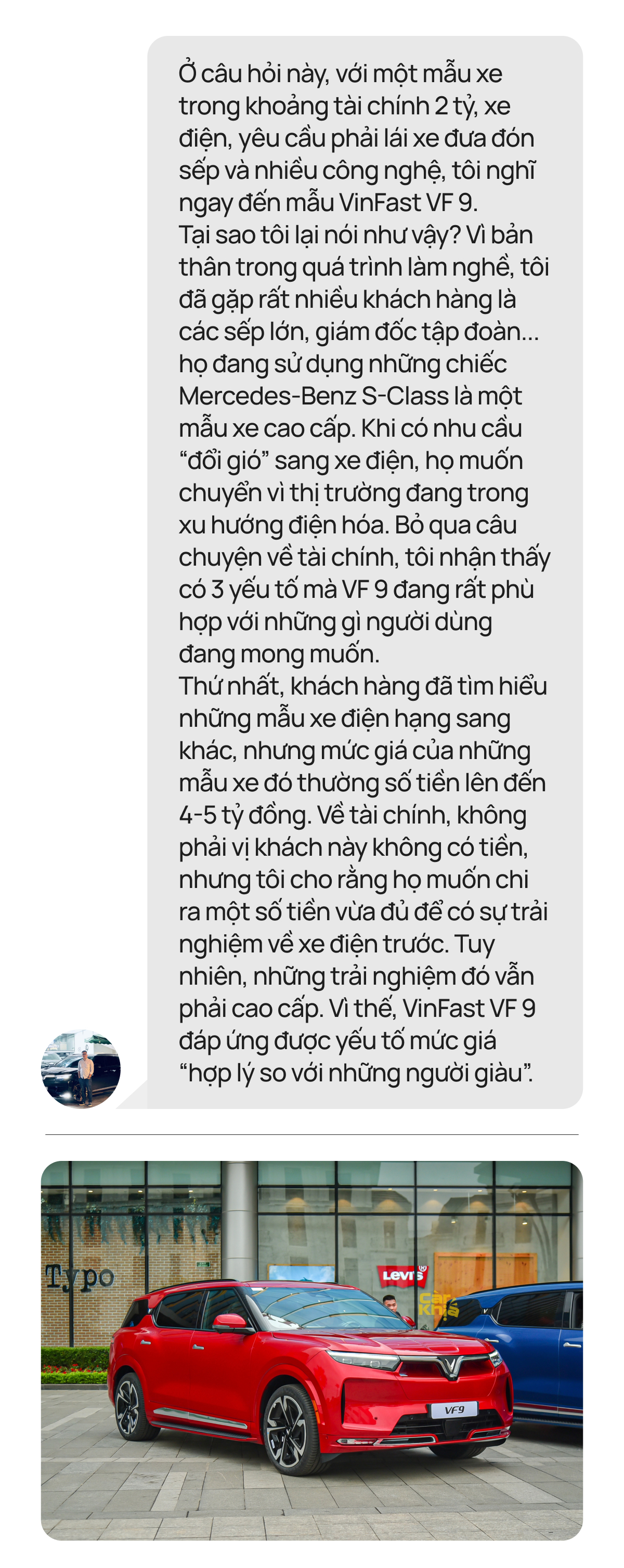 [Trên Ghế 46] Tìm mua xe cho sếp, trợ lý được gợi ý VinFast VF 9, lý do được chuyên gia đưa ra là gì? - Ảnh 3.