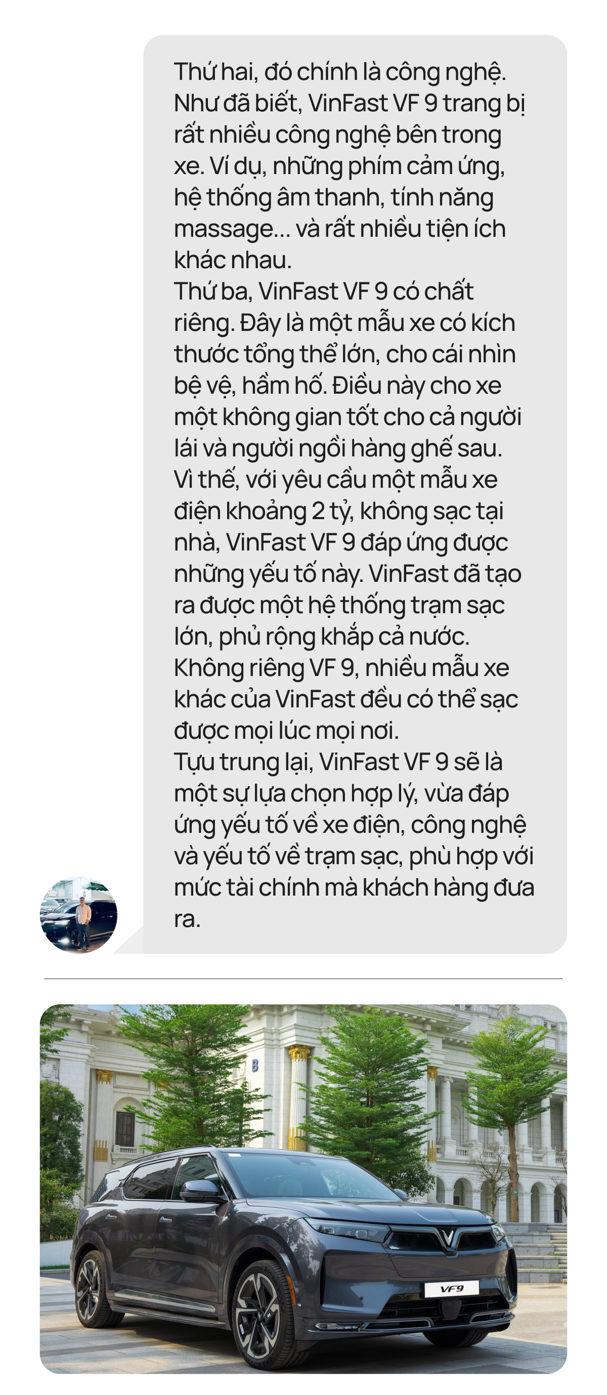 [Trên Ghế 46] Tìm mua xe cho sếp, trợ lý được gợi ý VinFast VF 9, lý do được chuyên gia đưa ra là gì? - Ảnh 4.