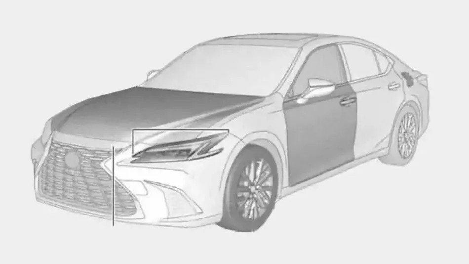 Lexus ES 2025 lộ diện ngoài đời thực: Thiết kế tinh chỉnh, dễ có màn mới, nhưng một số điểm sẽ khiến nhiều người thất vọng- Ảnh 4.