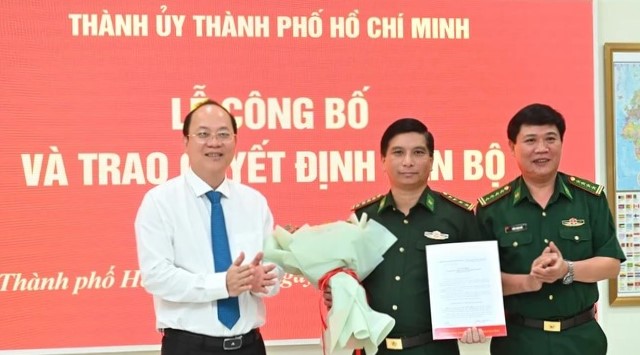 Chỉ định Đỗ Vĩnh Thăng làm Bí thư đảng ủy Bộ đội Biên phòng TPHCM - Ảnh 1.