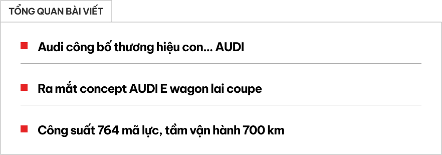 Audi ra mắt thương hiệu con mới với tên… AUDI: Logo mới, thiết kế khác hẳn, khung gầm phát triển cùng hãng Trung Quốc - Ảnh 1.