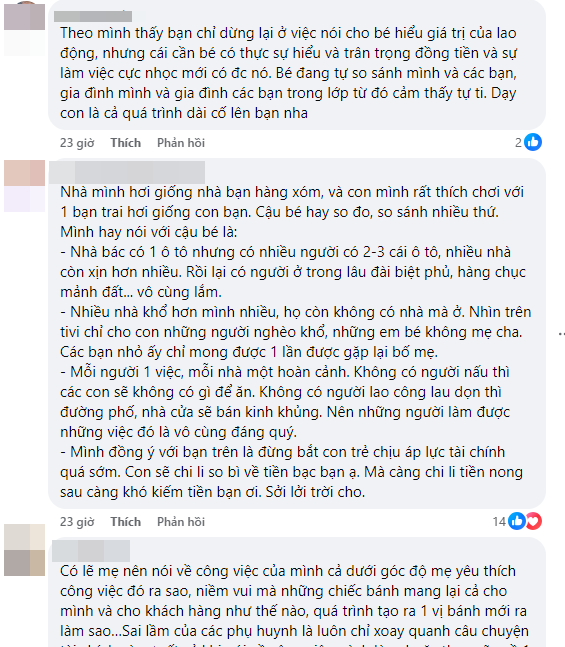 Con nói dối mẹ làm bác sĩ thay vì làm bánh vì xấu hổ, mẹ mắng con 